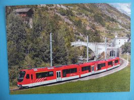 Orion Zug der BVZ Brig-Visp-Zermatt-Bahn bei Neubrück