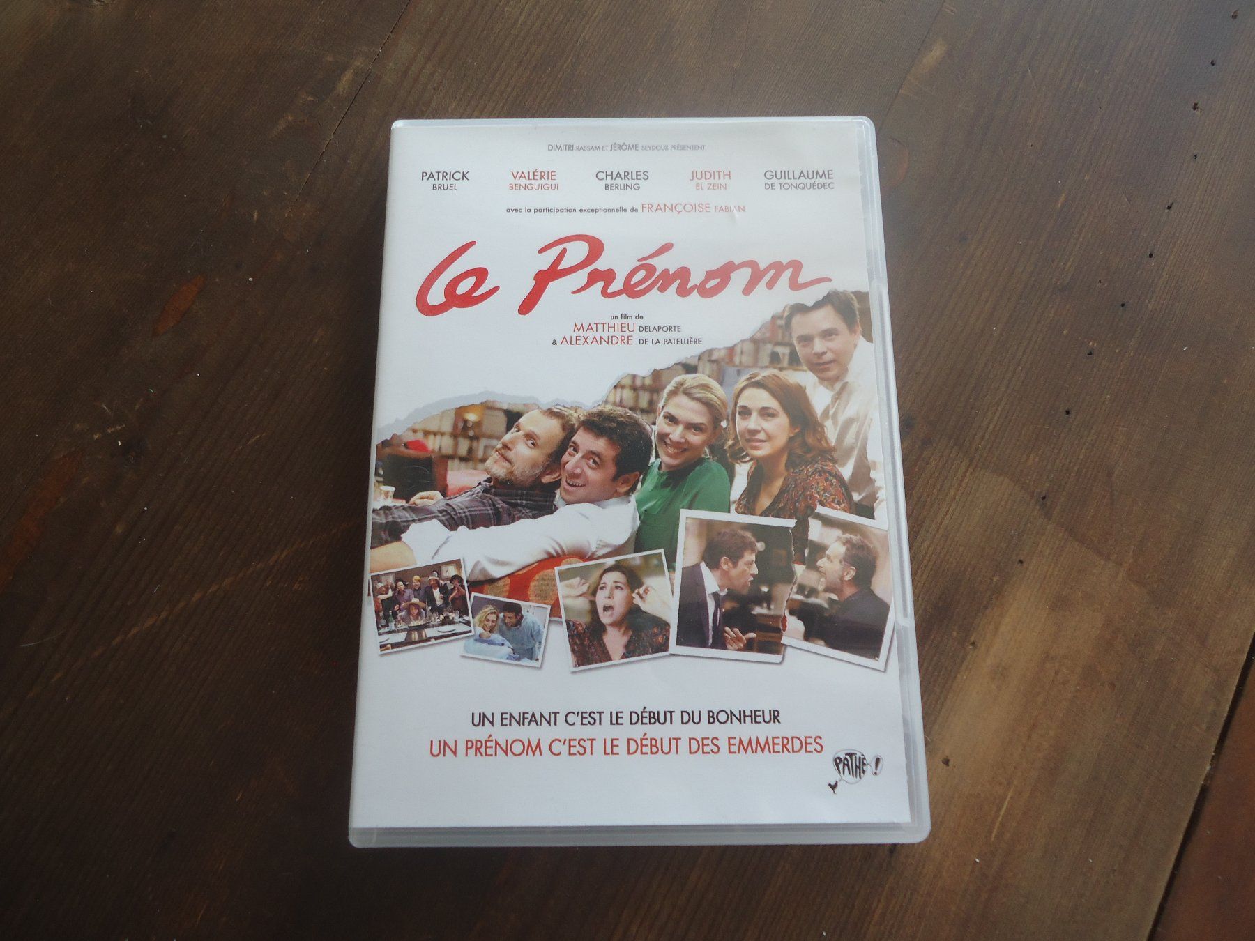 Tutti i DVDs: DVD Le prénom - Bruel, Benguigui, Behrling, ... – Usato da Vessy venduto da mafabe