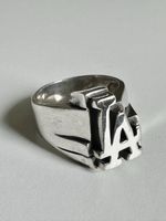 Silverstar Casting Co. Herren Ring / „LA“, 925 / Gr. 63