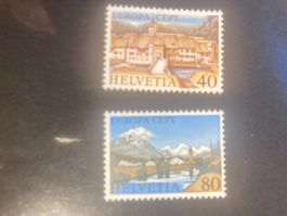 Schweiz 1977 Satz Europa CEPT postfrisch