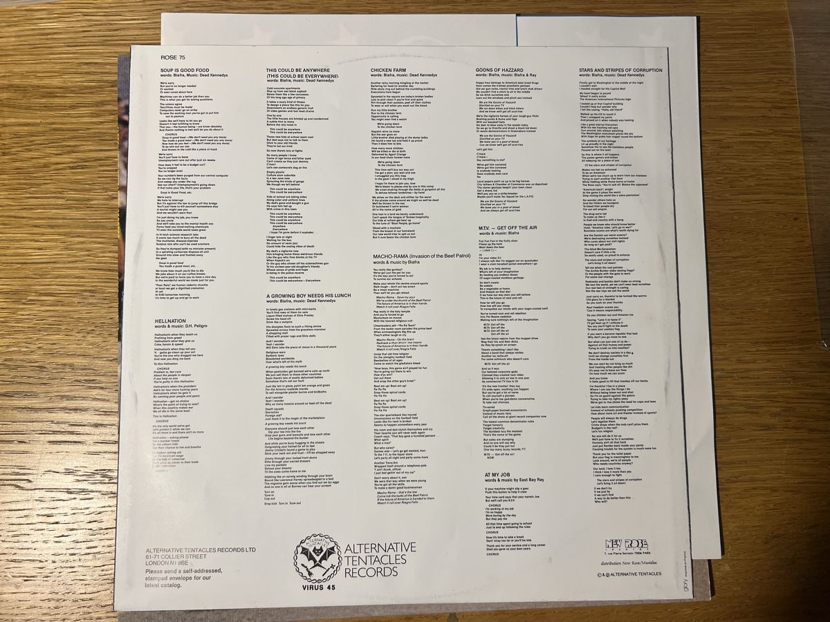 Dischi in vinile: Dead Kennedys - FrankenChrist LP  POSTER! – Nuovo (secondo la descrizione) da Zürich venduto da musicLP 3