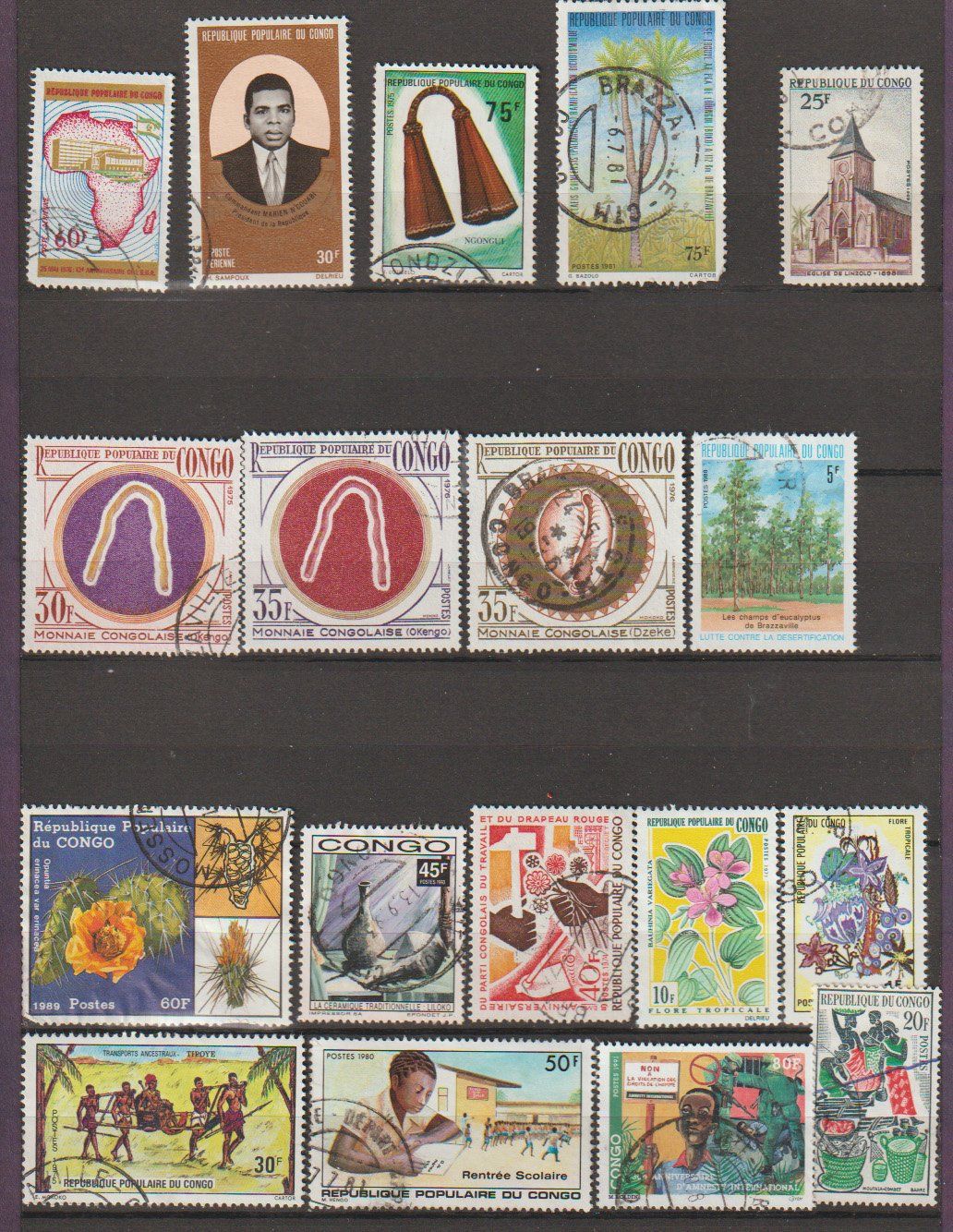 Tutti i francobolli: Congo - Collection variée, parfait état! – Usato da Crans-Montana venduto da kira56