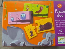 Puzzle Duo Mama und Kind von DJECO