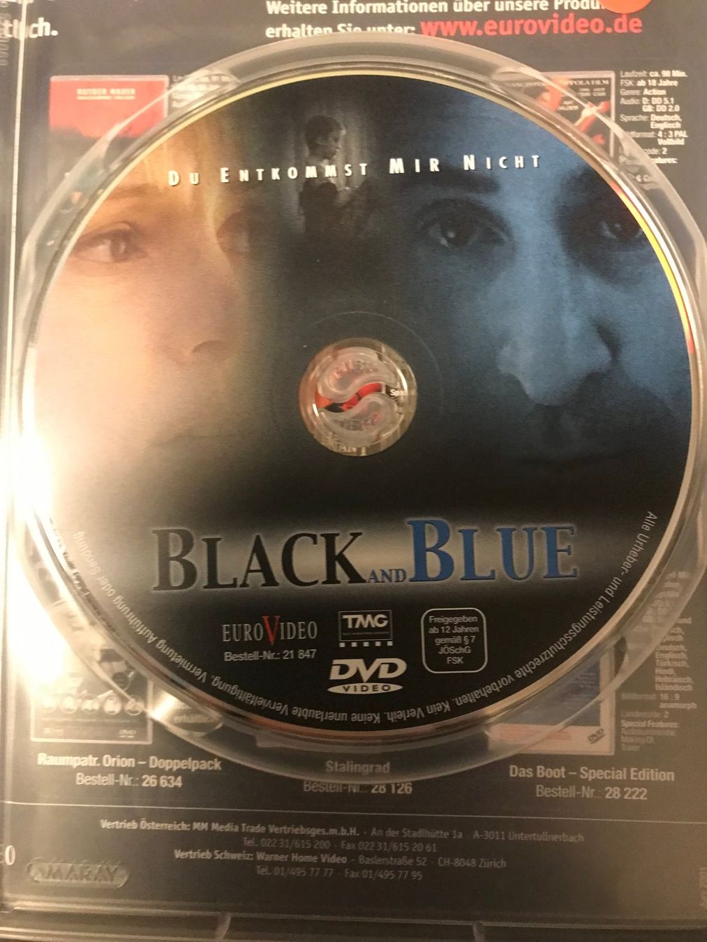 Alle DVDs: Black and Blue - Du entkommst mir nicht – Gebraucht aus Freudwil von Feenland2010 4