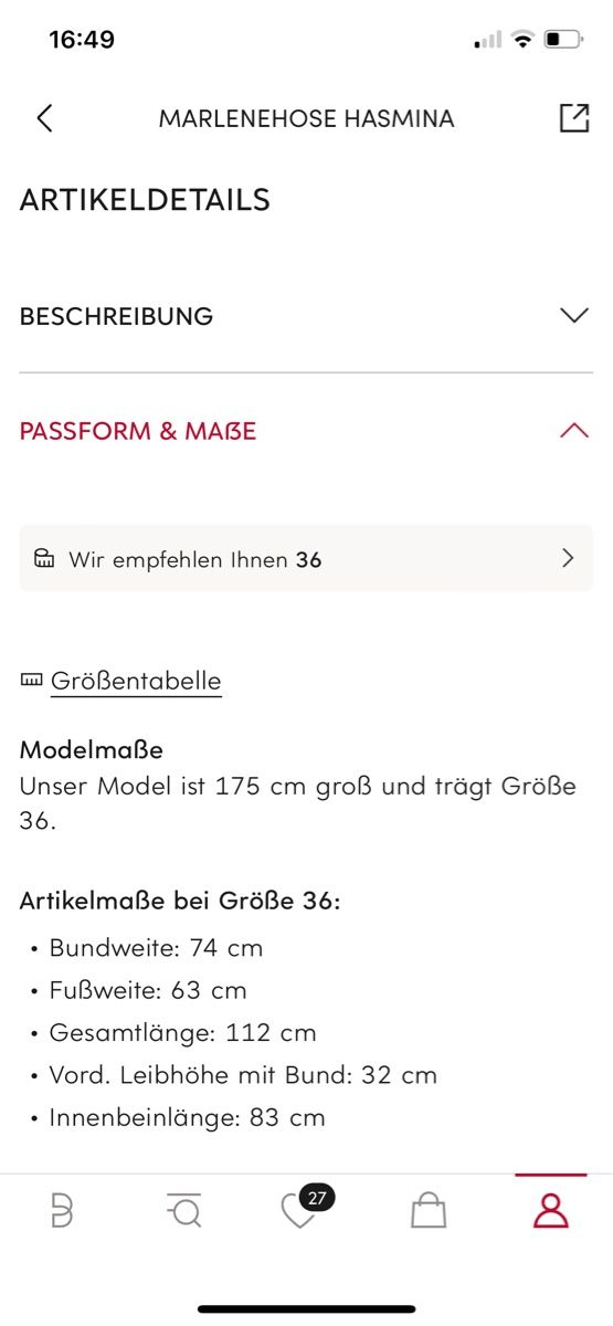 Hugo Boss Pantaloni: Hugo Boss Marlenehose 36 – Nuovo (secondo la descrizione) da Herrliberg venduto da spunggi 5