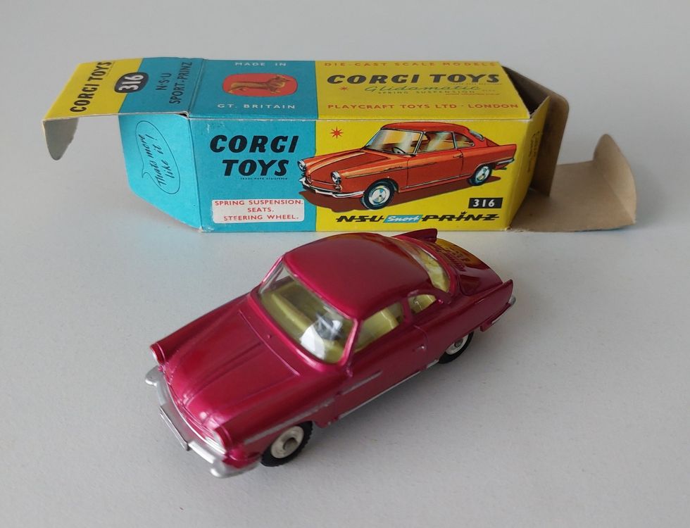 Corgi Toys 316 NSU Sport Prinz mit Original Box (Neu und originalverpackt) in Schenkon für CHF