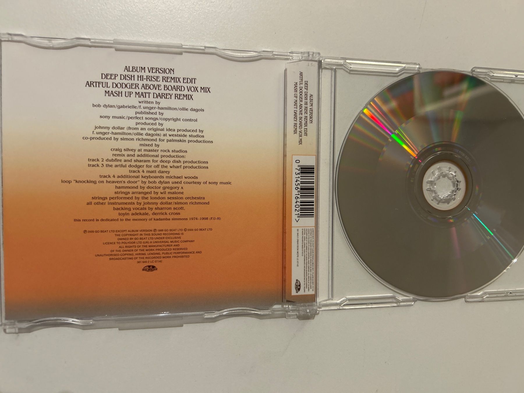 CD: CD- Single- Gabrielle "Rise" - Maxi-CD, 4 Tracks – Usato da Guntershausen venduto da Gloominati 2