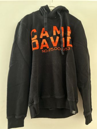 Camp David Hoodie Grösse S schwarz orange Limited Edition