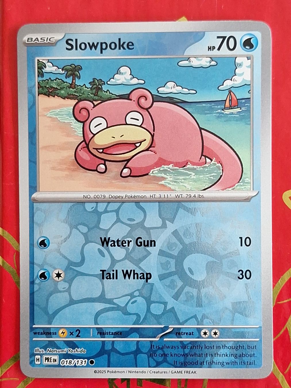 Pokémon Carte collezionabili: Slowpoke - Reverse Holo Pokemon Prismatic Evolution – Usato da Altstätten SG venduto da GGsGameshop