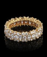 Anneau rivière diamants