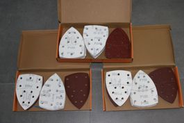 Schleifpapier-Set für Deltaschleifer, verschiedene Körnungen