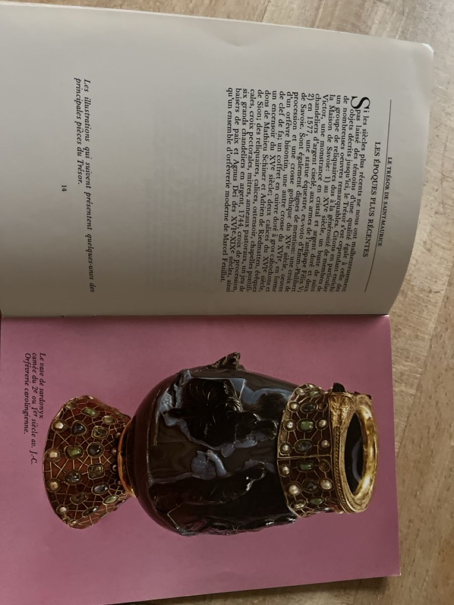 Libri: Le tresor de st maurice , 6 Postkarten Heftli – Usato da Aesch BL venduto da shuja01 3