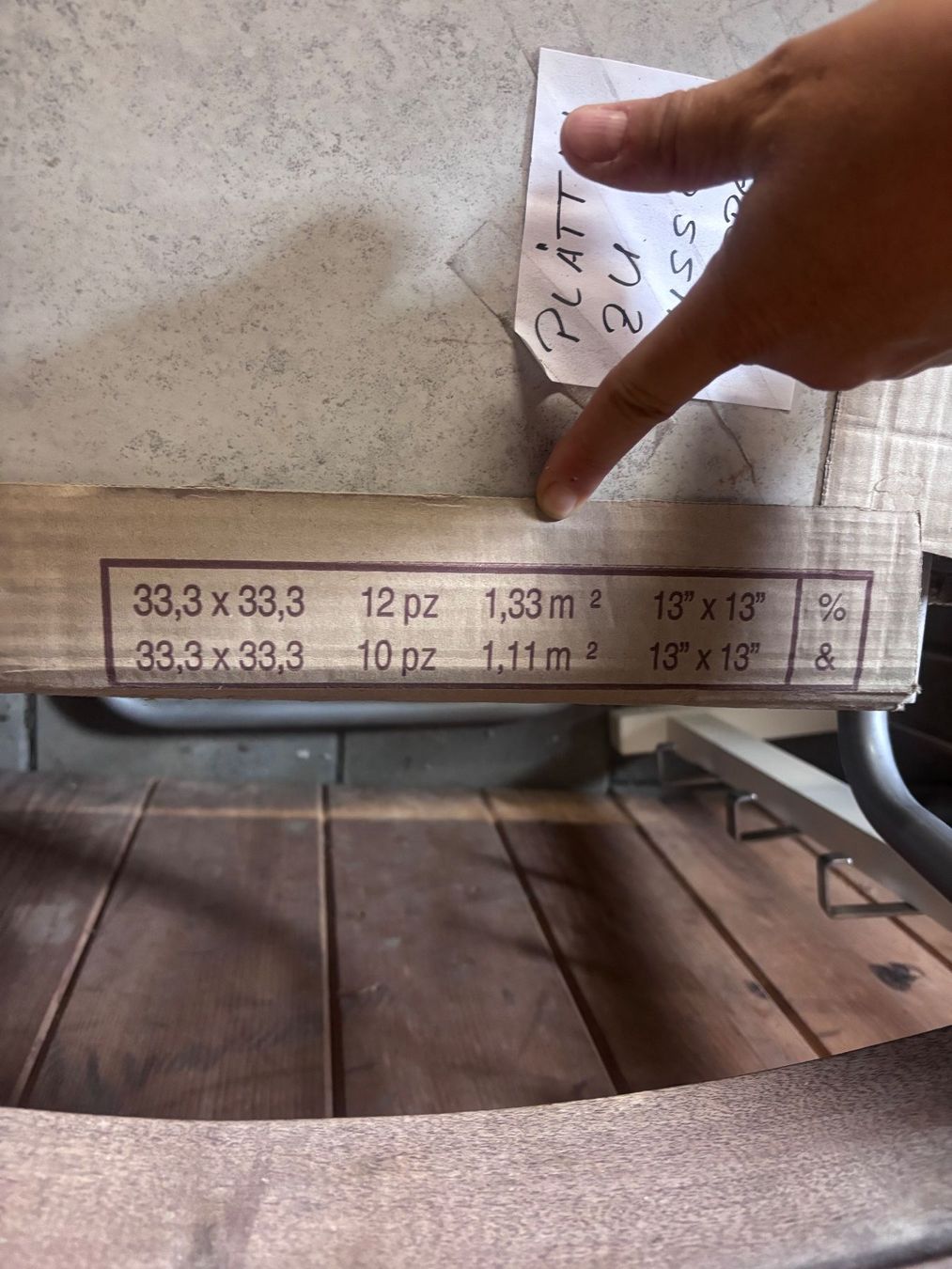 Bodenbeläge: Bodenplatten beige/weiss – Neu und originalverpackt aus Koppigen von alfa35 3