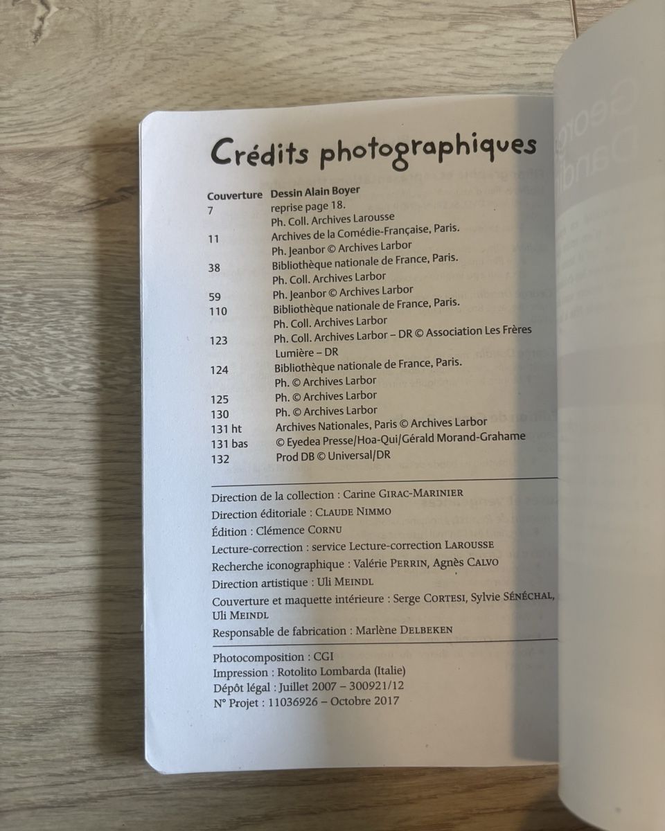 Libri: Livre George Dandin - Molière – Usato da Pâquier-Montbarry venduto da dloic_ 3