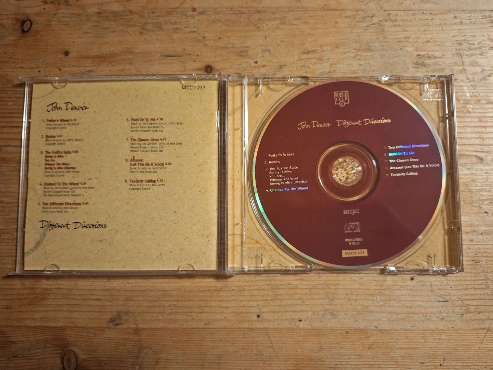CDs: John Denver "different directions" – Gebraucht aus Schwarzenburg von Ralfi1 2