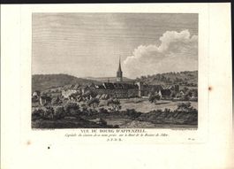 Liestal Originalkupferstich 1780