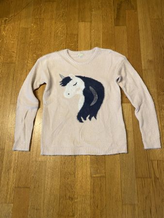 Einhorn Pullover, Grösse 158 , Mädchen, Winter, Top!