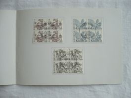 1984 Faltblatt mit 4er-Blocks SBK 676 / 678 / 679