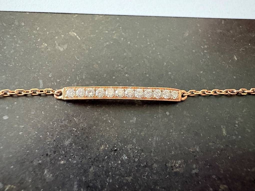 Christ Bracelets: Rotgold Diamant Armband – D'occasion à Züberwangen par biene_83 2