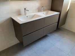 Duravit Doppelwaschtisch, Unterbau und Hochschrank