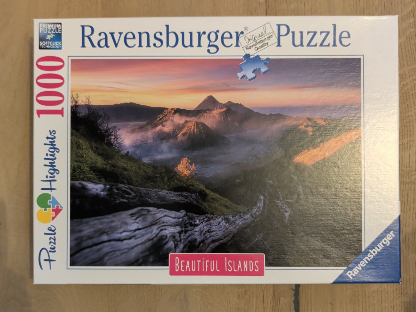 Ravensburger Puzzle: Ravensburger Puzzle, 1000 Teile,  "Stratovulkan Bromo" – Usato da Rheineck venduto da den_q2zy