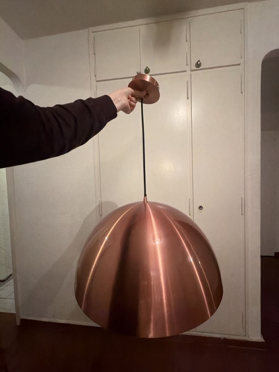 Lampade: Copper Pendant Lamp Dome Shape Like New Condition – Usato da Zürich venduto da mar_nw5d 1
