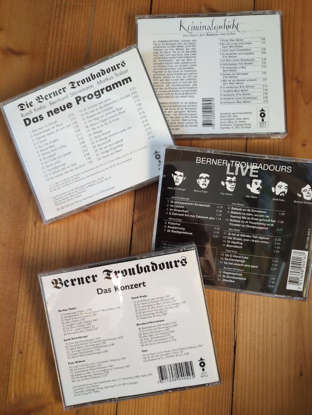 CD: Berner Troubadours CD-Bundle (4CDs) – Usato da Matten b. Interl venduto da simkli 1