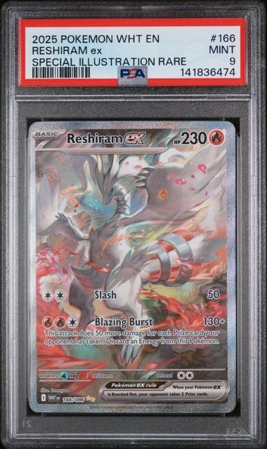Pokémon Sammelbilder & Trading cards: Pokemon Reshiram 166 PSA 9 White Flare – Gebraucht aus Zürich von picollector