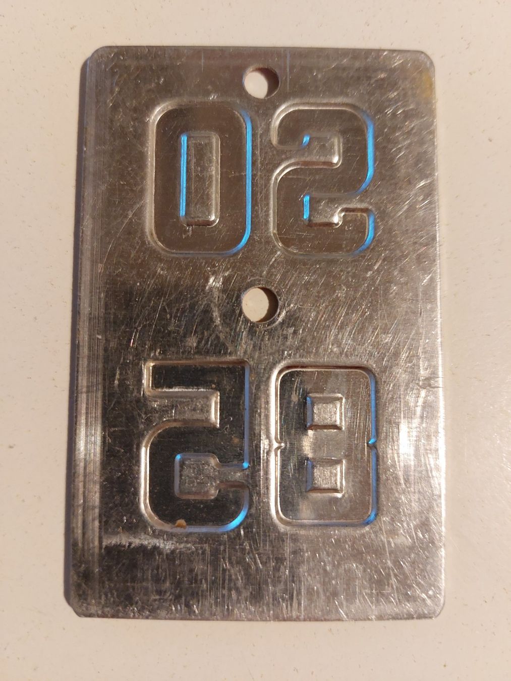 Sachs Insegne: Velonummer SO 85 plaque Velo – Usato da Schenkon venduto da Uhu007 1