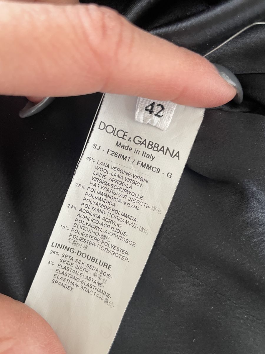 Dolce & Gabbana Giacche: Dolce & Gabbana Tweed Blazer – Usato da Stäfa venduto da Nicole093 7