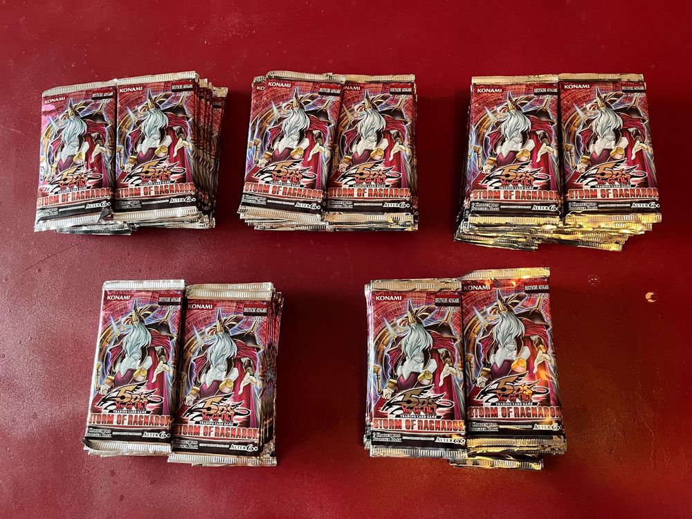 YuGiOh STORM OF RAGNAROK 120 Booster (Neu (gemäss Beschreibung)) in für ...