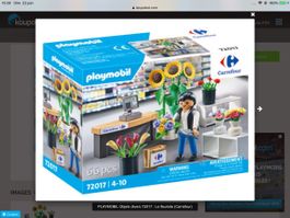 Playmobil carrefour fleuriste