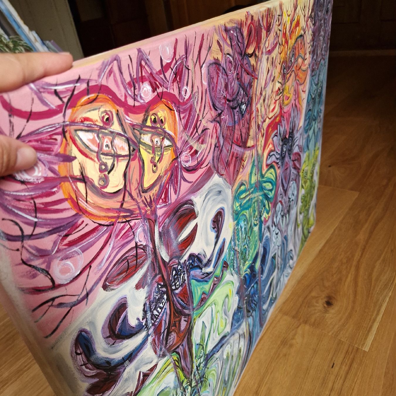 Foto & Immagini: Acrylbild , abstrakte  Kunst ,handgemalt Original, 60/80 – Nuovo (secondo la descrizione) da Kaltacker venduto da ume_9qsb 1