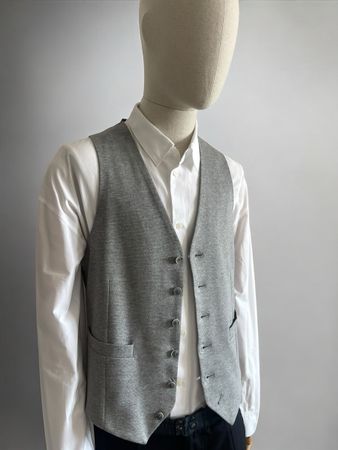 Hackett London Herren Weste Grau Grösse 36L (S Lang)