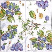 Serviette zwetschgen (f11)