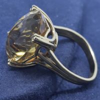 Edler Goldring mit bezauberndem Citrin Edelstein