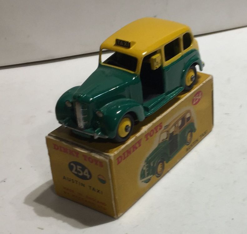 AUSTIN TAXI NOIRE SANS GLACE - DINKY TOYS GB - N° 254 - 1/43