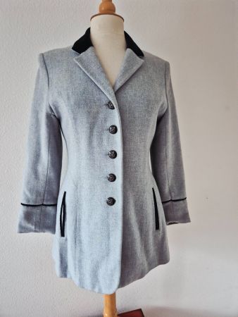 PLATINA JACKE BLAZER JACKET 38 M MIT SAMT TOLLE KNÖPFE,  TOP