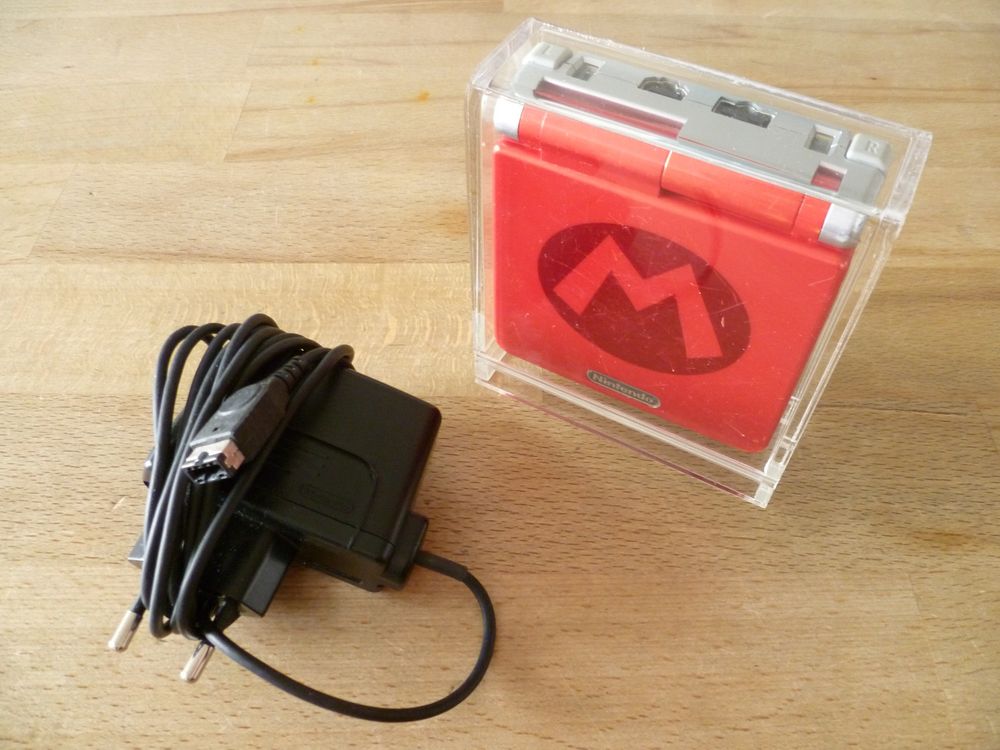 Game Boy Advance SP Mario Edition + Ladegerät + Case Kaufen auf Ricardo