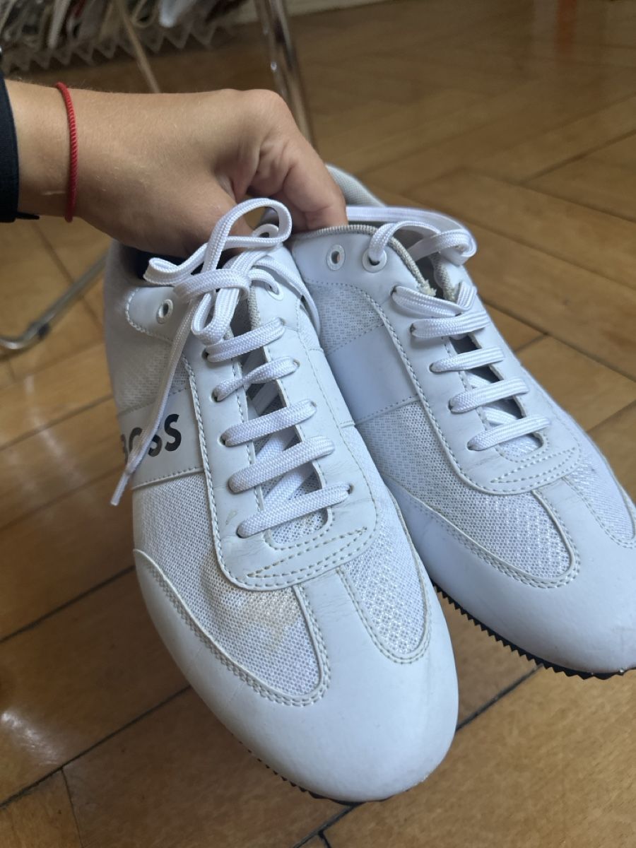 Hugo Boss Scarpe da uomo: Boss Sneaker Herren Weiss Grösse 41  – Usato da Luzern venduto da w.welihodska 2