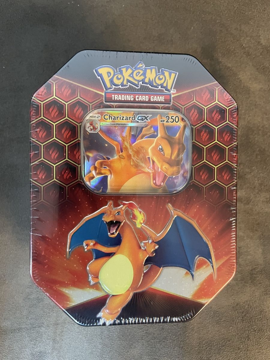 Pokémon Cartes à collectionner: Pokemon Hidden Fates Charizard Tin EN – Neuf avec emballage d'origine à Niederönz par Panino5