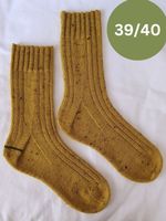 Handgestrickte Socken, Gr. 39/40, Wollsocken, Geschenk
