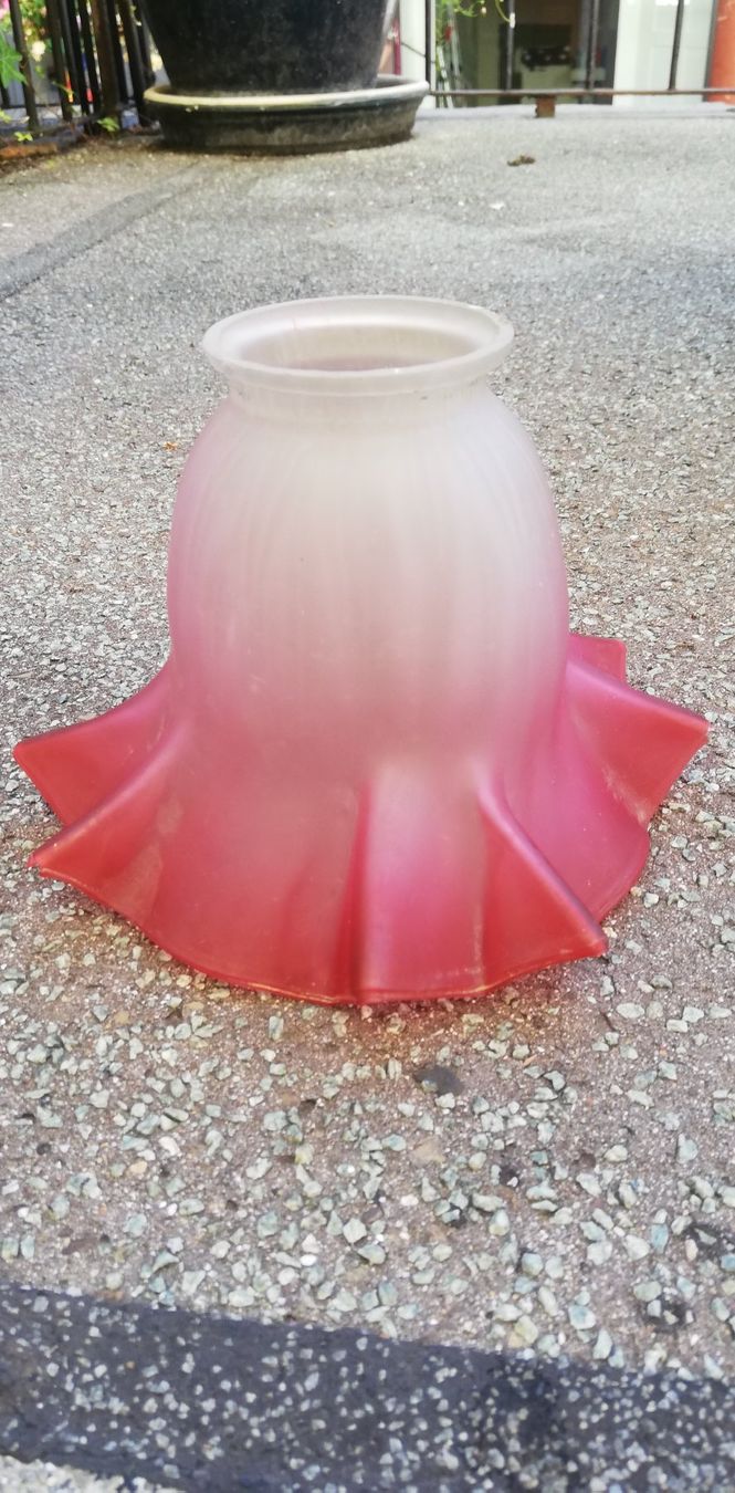 Paralumi: Alter Lampenschirm aus Glas – Usato da Thun venduto da Matthias72 1