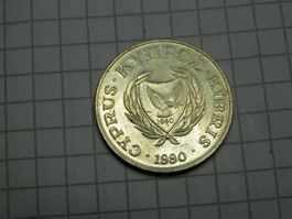 Zypern 2 Cent, 1990