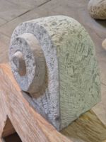 Gartendeko Sandsteinschnecke