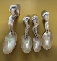 Muschel-Löffel 4er Set — Vintage 