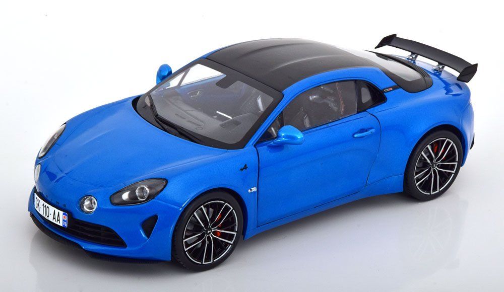 ALPINE A110S PACK AERO 2023 BLAU METALLIC 1:18 SOLIDO (Neu und ...
