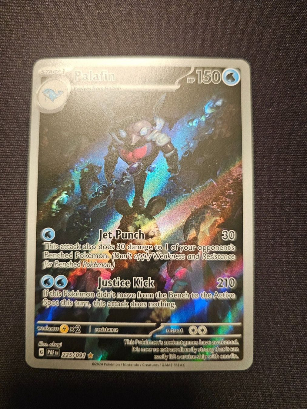 Pokémon Sammelbilder & Trading cards: Palafin 225/091 – Gebraucht aus Lufingen von Argannon