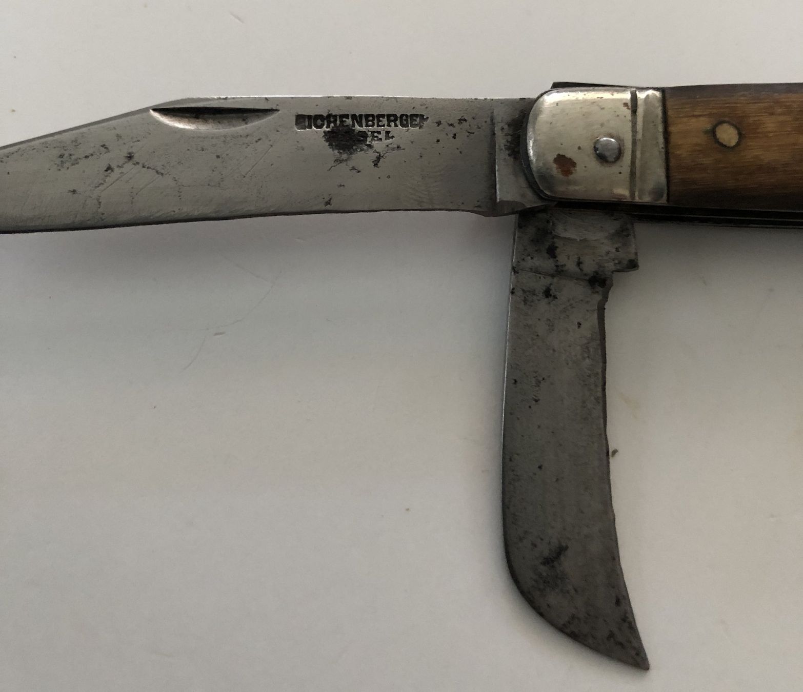 Coltelli tascabile: Sammelmesser mit Aufschrift "Eichenberger" Basel  Vintage – Usato da Binningen venduto da Steffisboerse 2