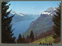 AK col Walenstadtberg SG Walensee Mürtschenstock ≈ 1980